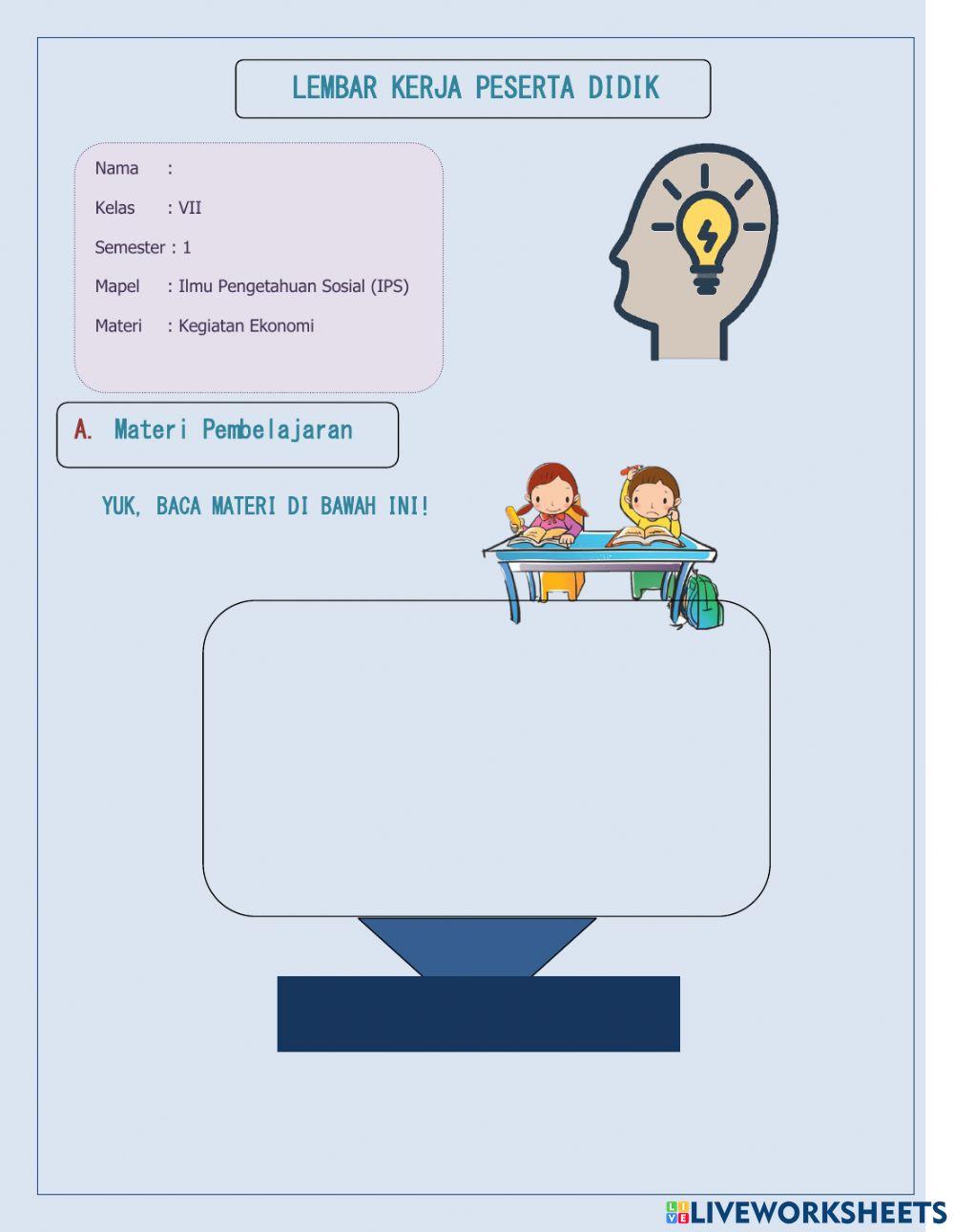 Lembar Kerja Peserta Didik (LKPD)