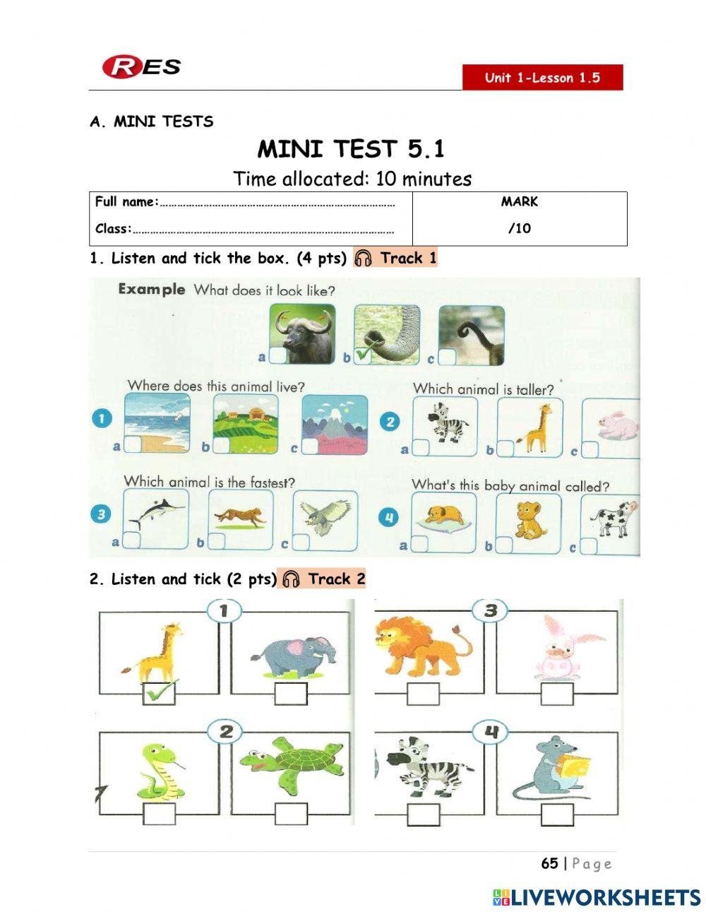 Res kids 4 mini test 5.1
