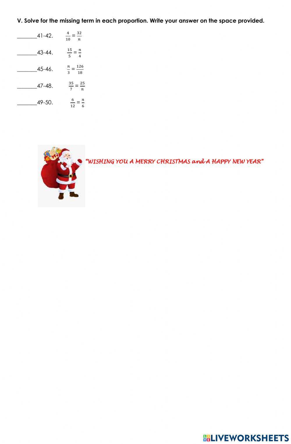 Mathematics 6 - 2nd Periodical Exam Mathematics 6 - 2nd Periodical Exam