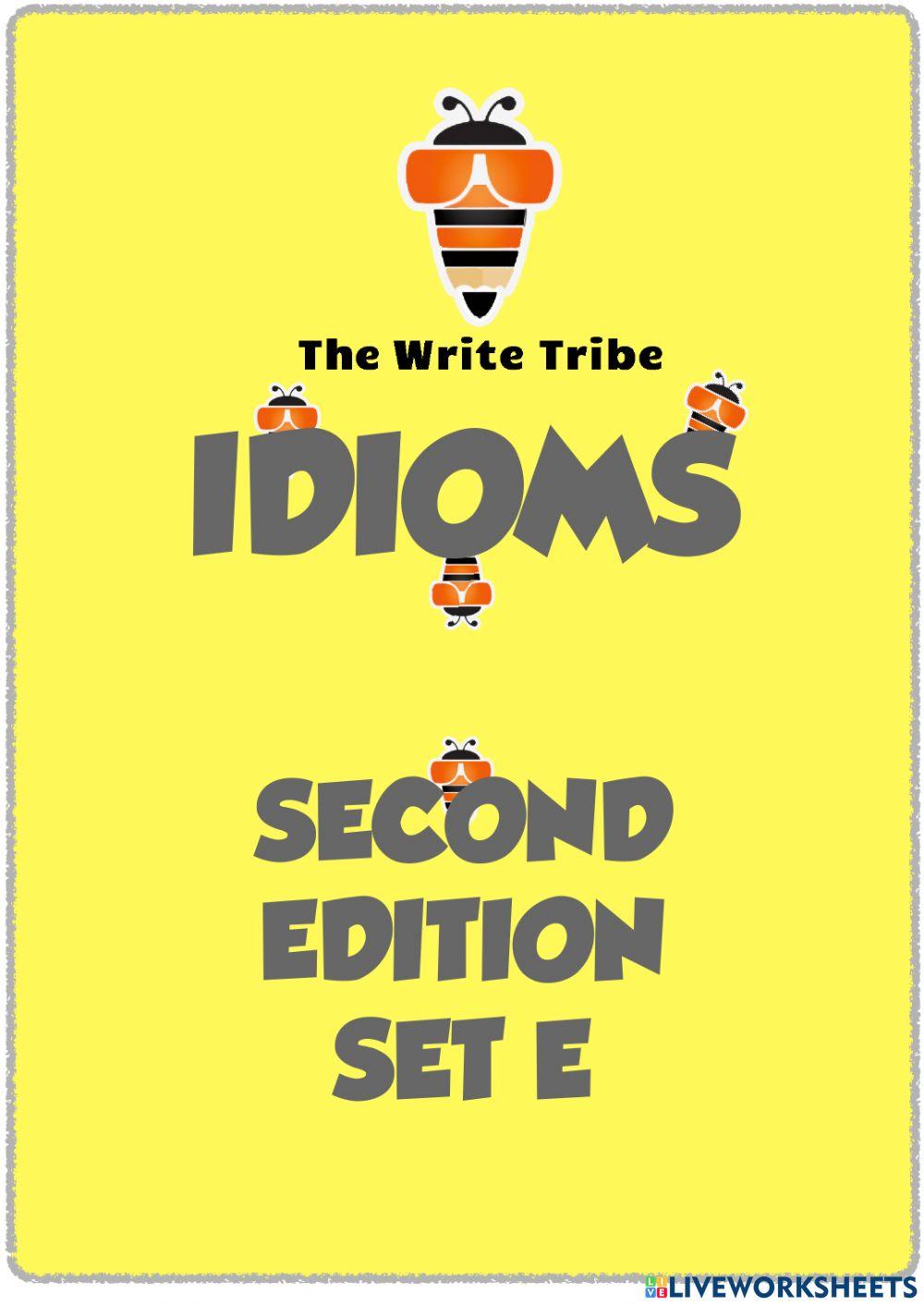Idioms workbook part e