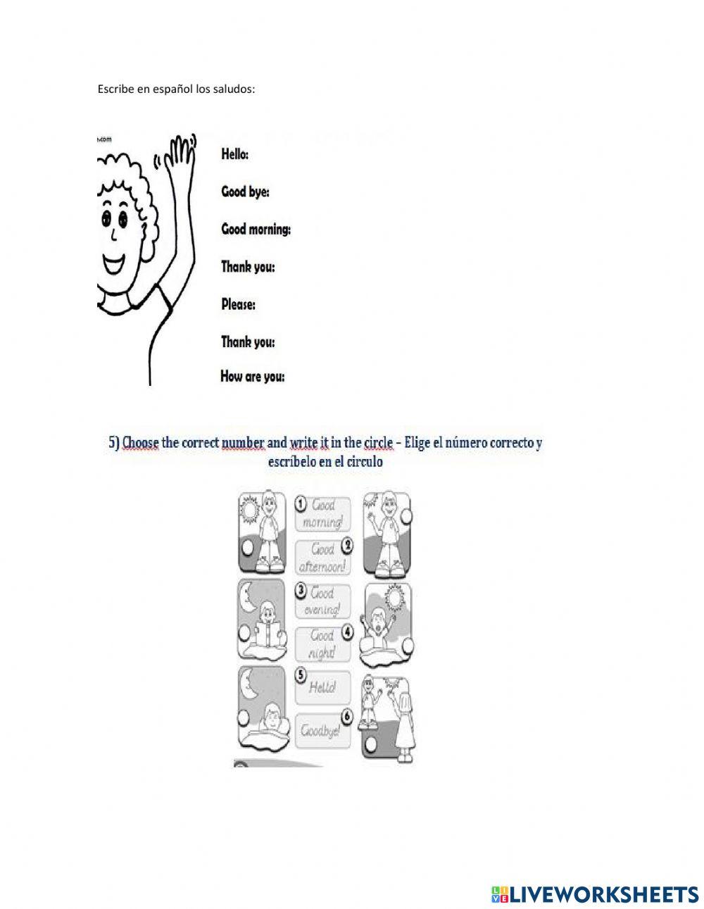 Greetings in English