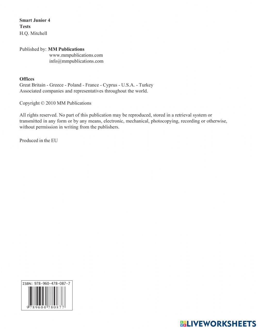 Examen de ingles 4 grado jose bobadilla alvarado