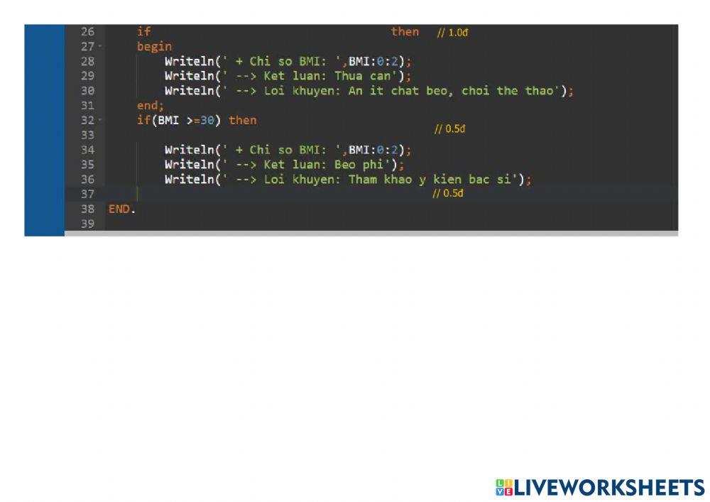 Tin hoc 11 - IF va For