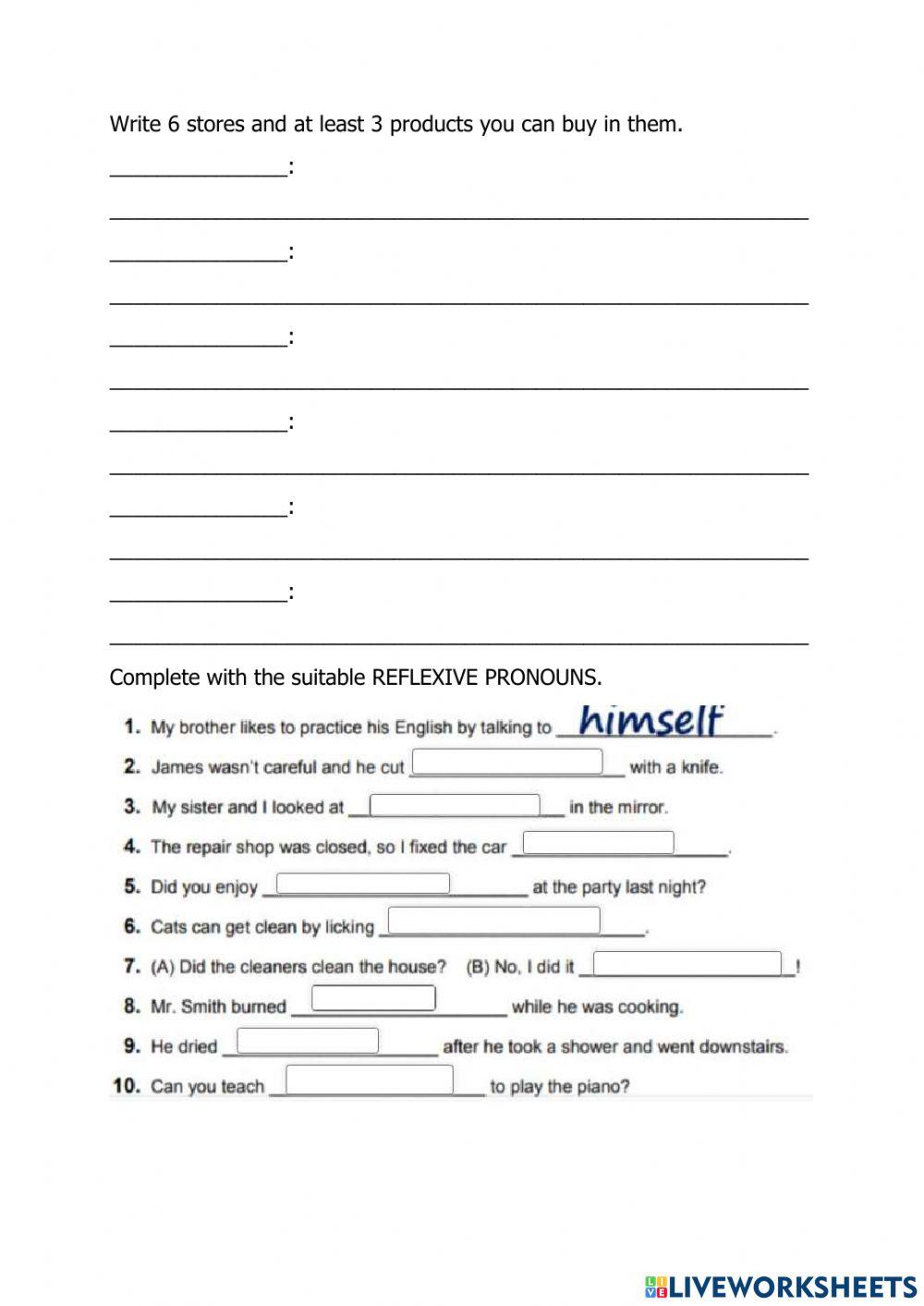 Naloge za izboljševanje, 8. r