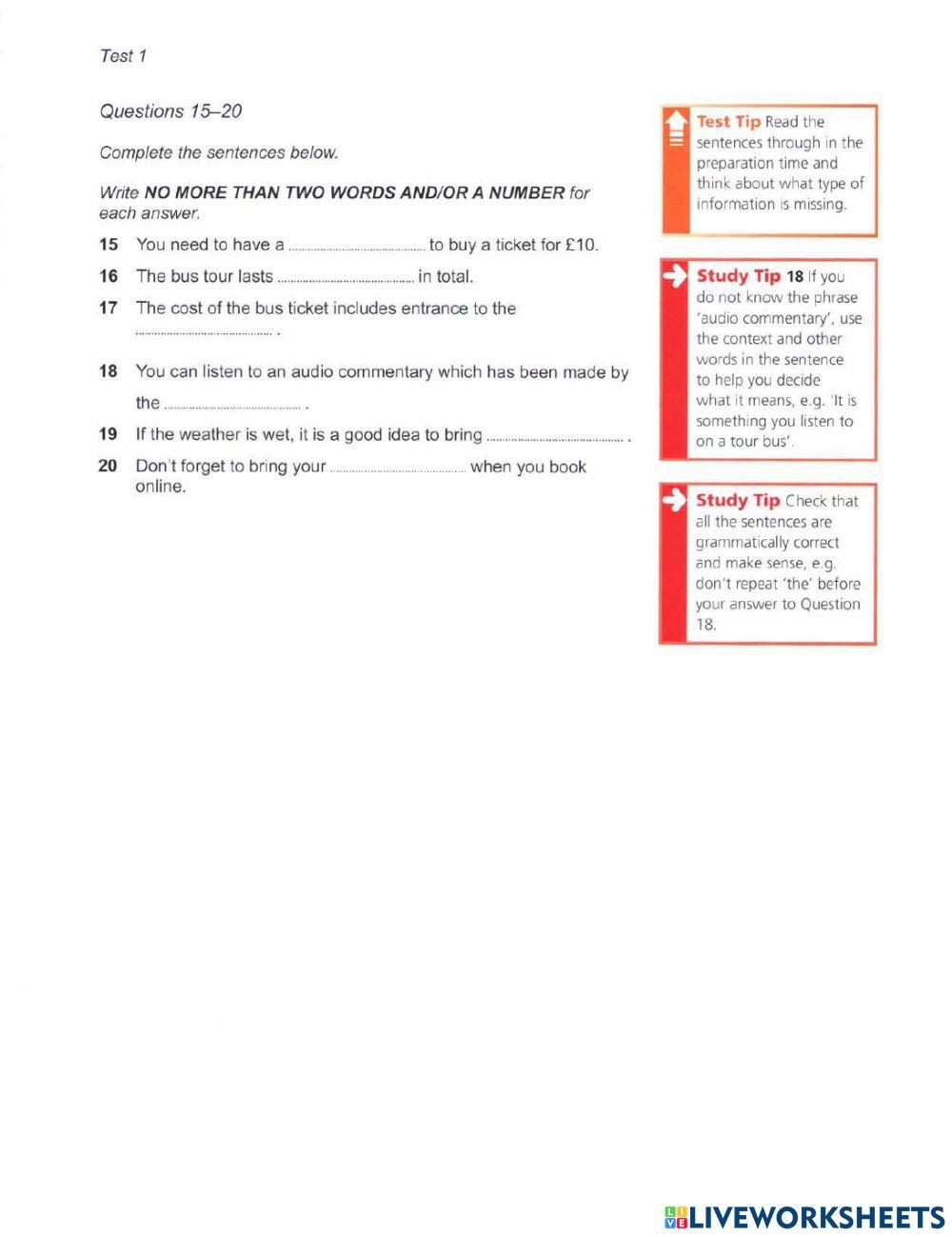 IELTS LISTENING (Official Guide)