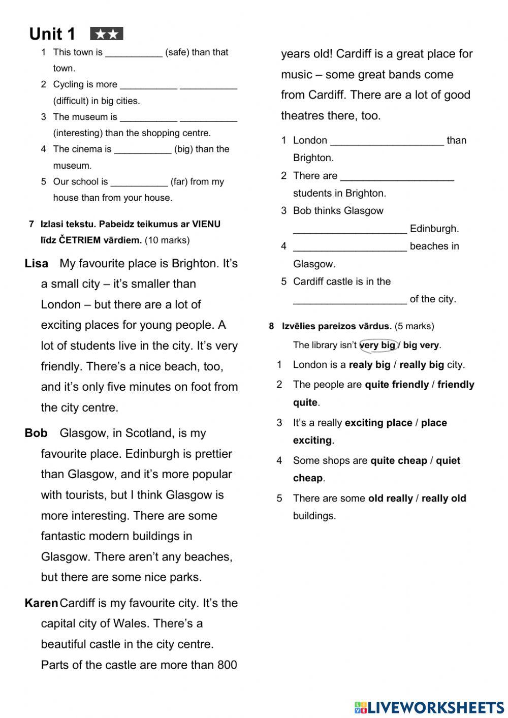 Pārbaudes darbs 6.klase