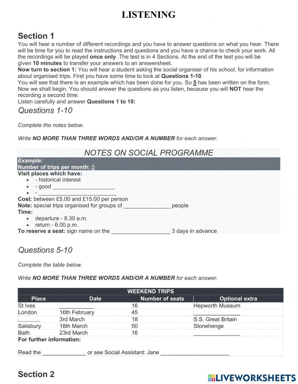Mocktest 6-Listening