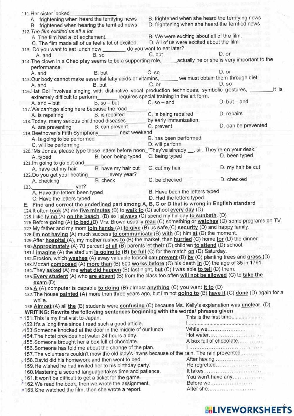 Y10 Review for final term 1 test - L.Q.Đ