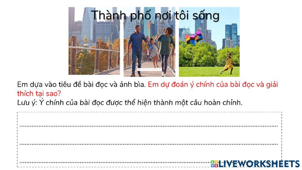 Thanh pho noi toi song Thanh pho noi toi song