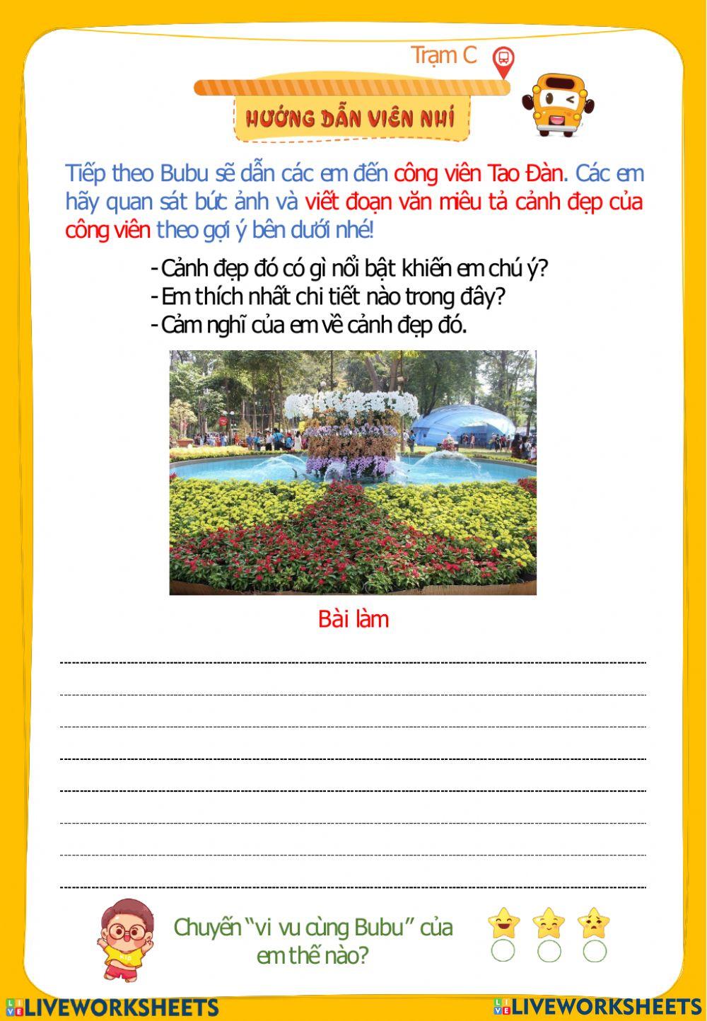 BTVN Tiếng Việt tuần 13