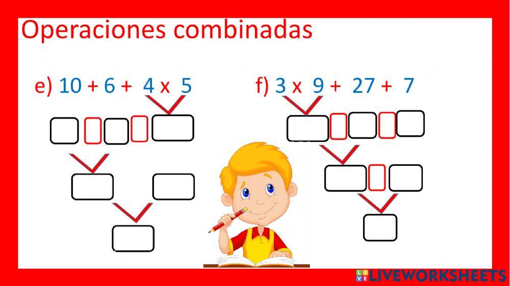 Operaciones combinadas