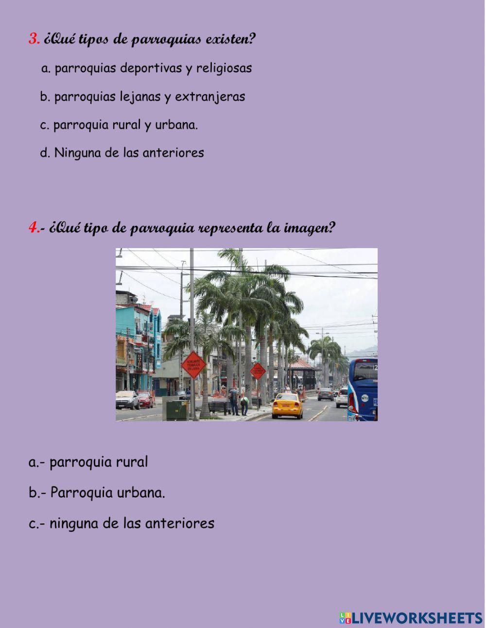 Examen de estudios sociales