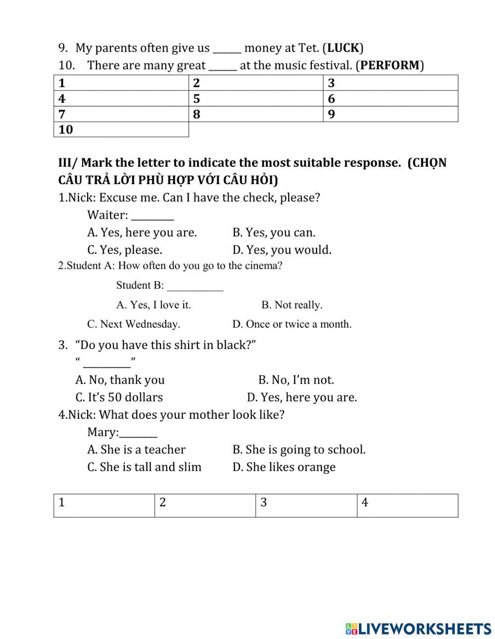 Eview 2 - từ gốc và chia động từ
