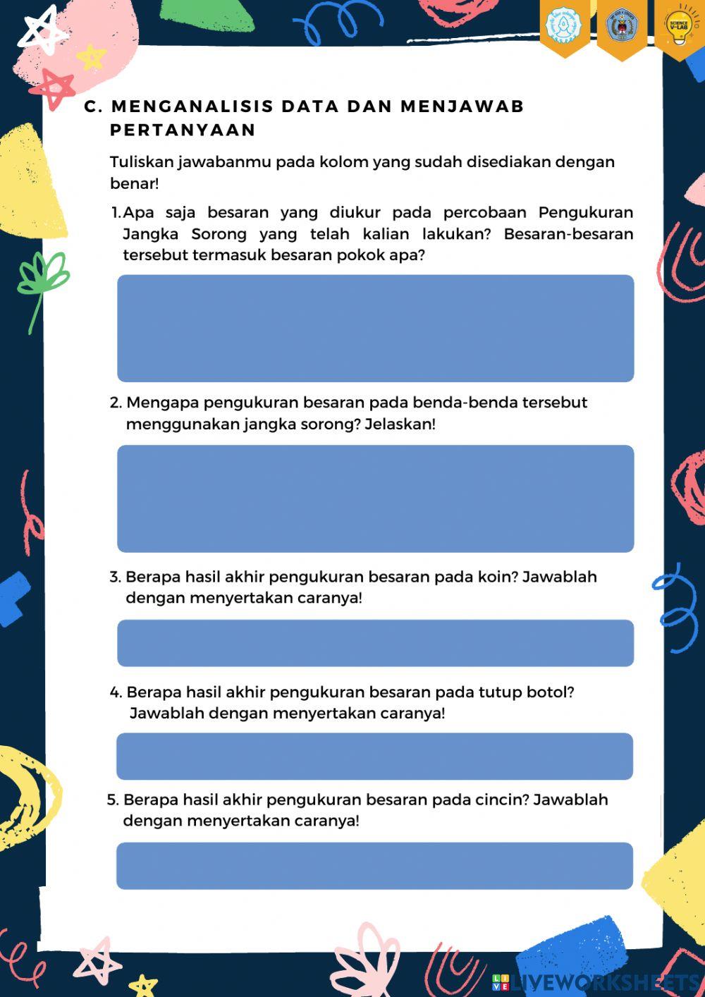 LKPD Pengukuran Jangka Sorong