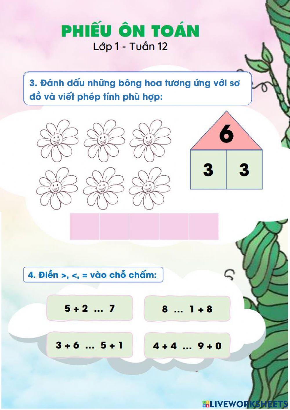 Ôn Toán - Tuần 12