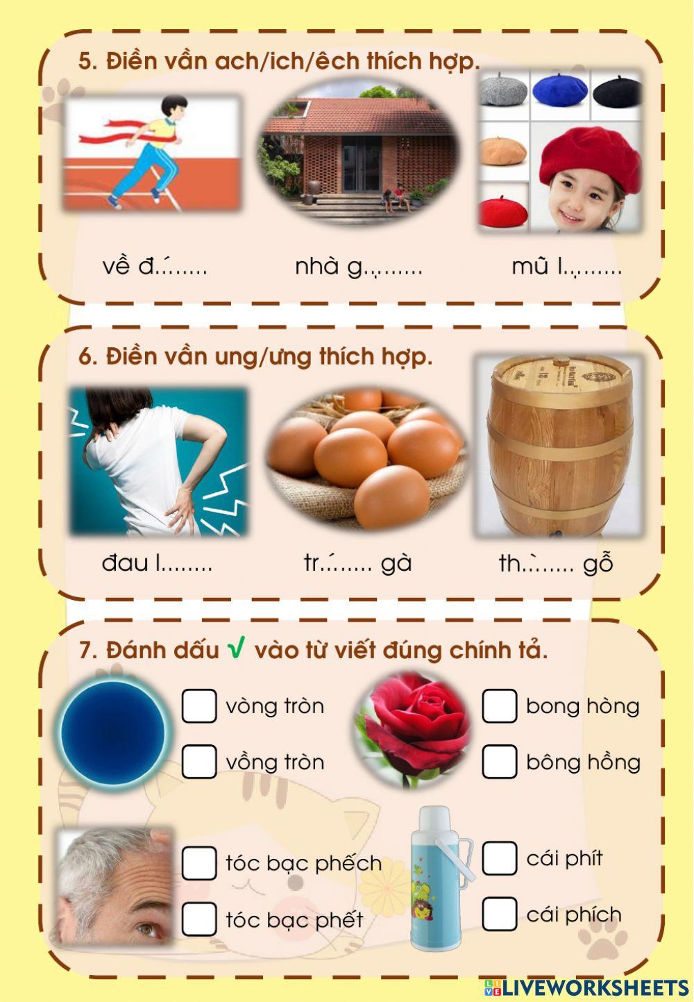 Ôn Tiếng Việt - Tuần 12