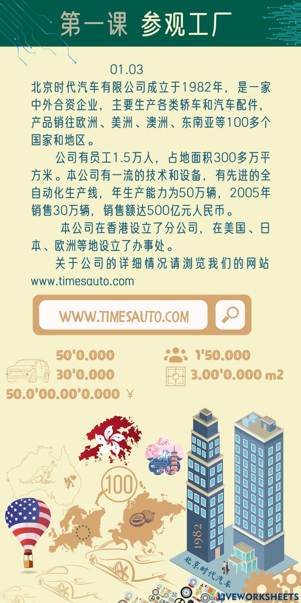 Xsl II 01.03 参观工厂