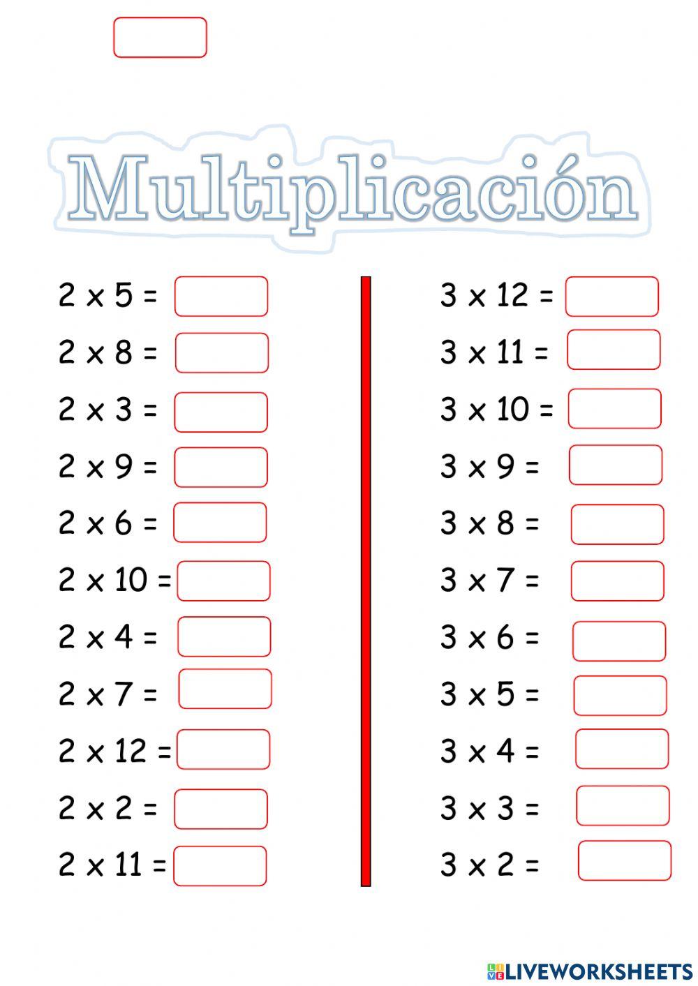 Multiplicación