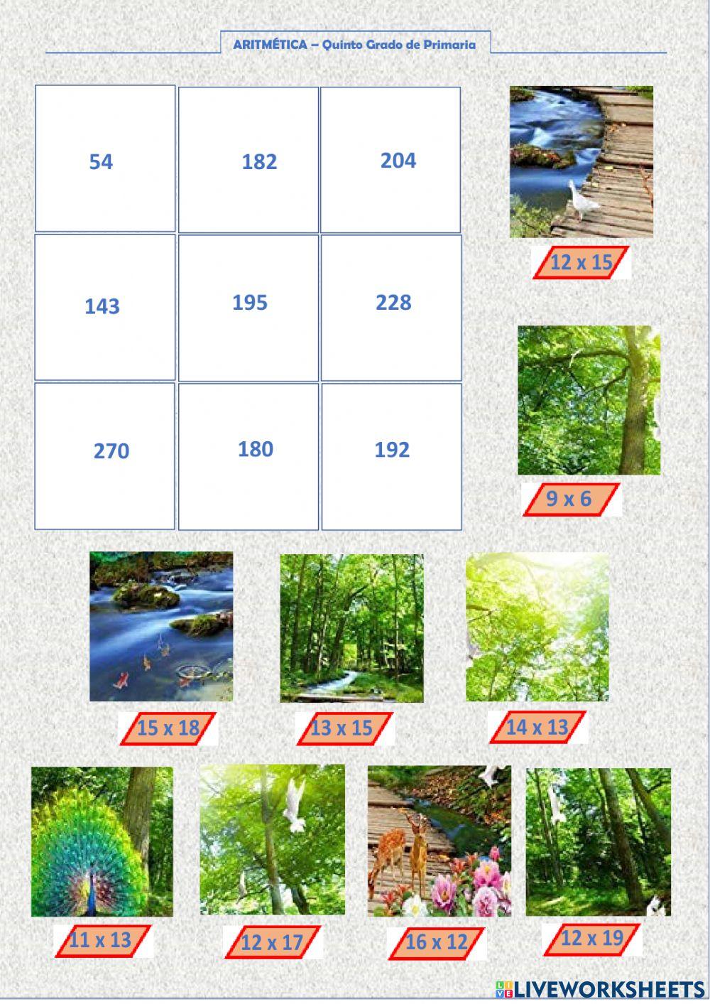 Estrategias de multiplicación