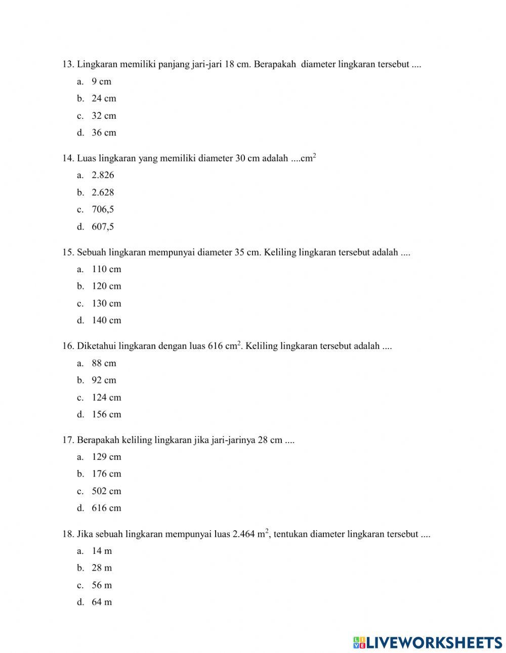 Perbaikan Nilai Matematika