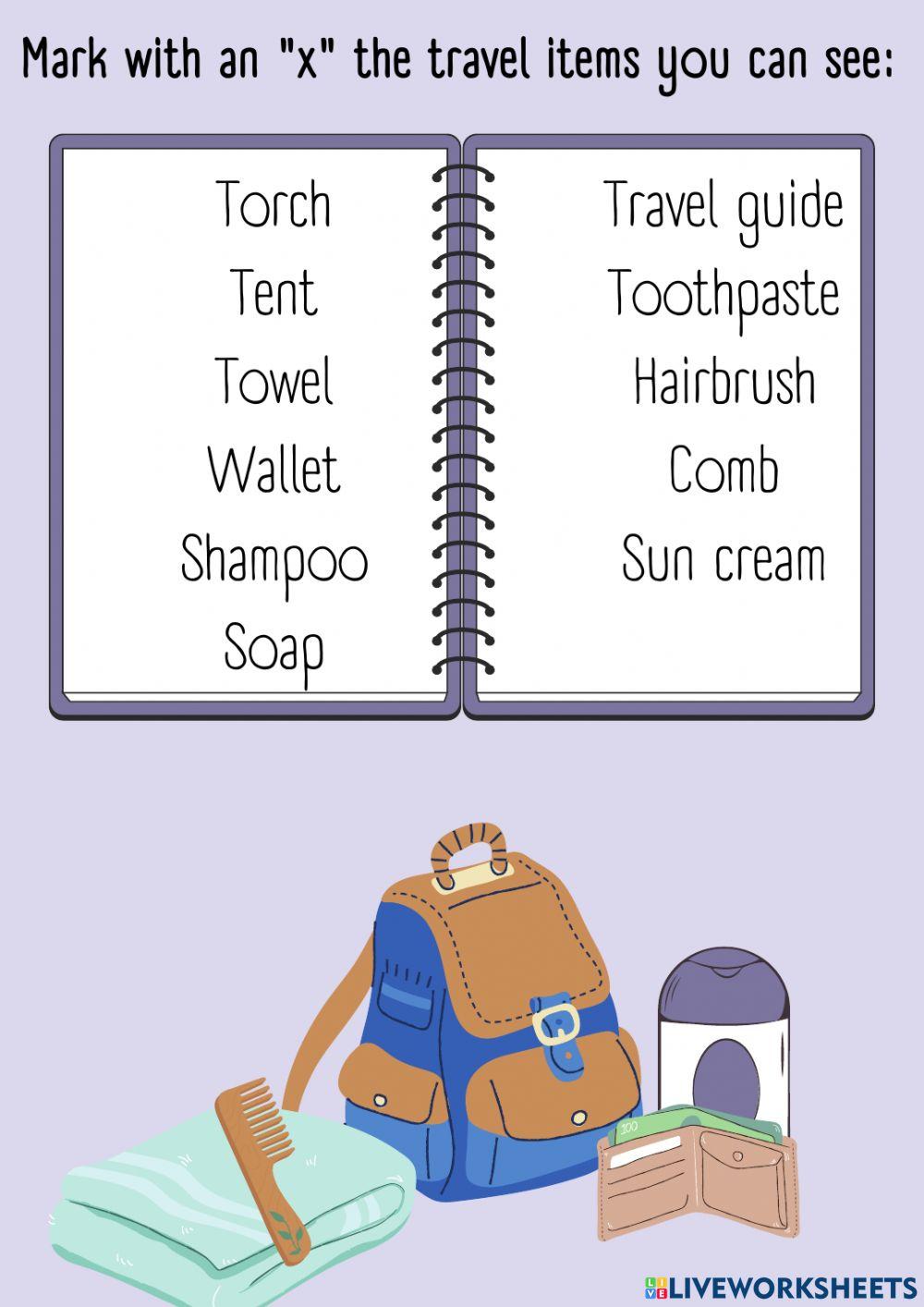Travel items