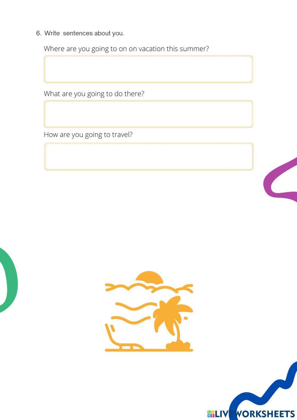 Vacation Adventures Exam