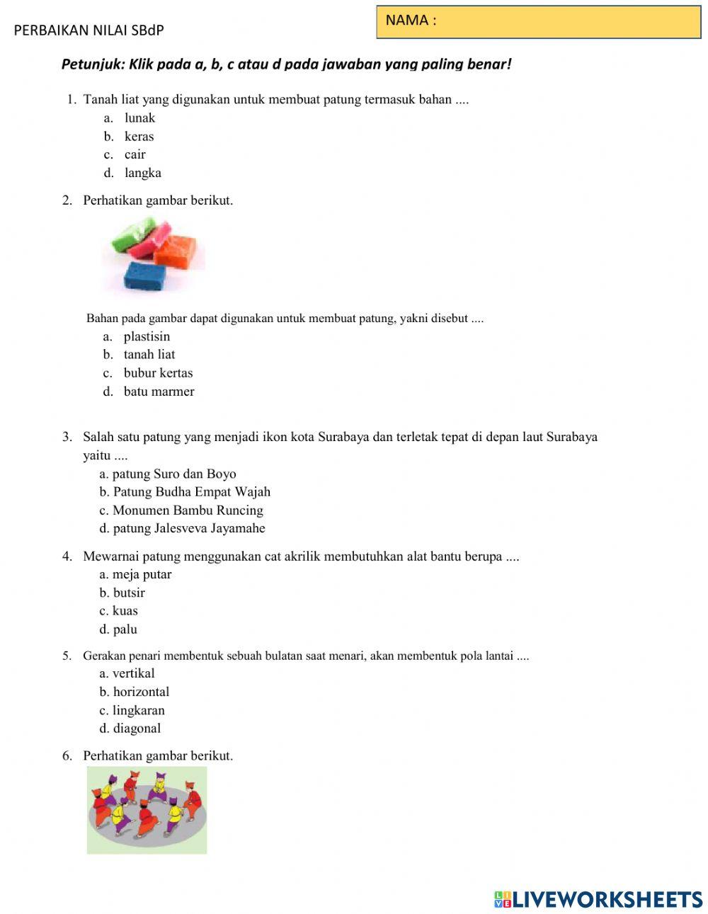 Perbaikan Nilai SBdP