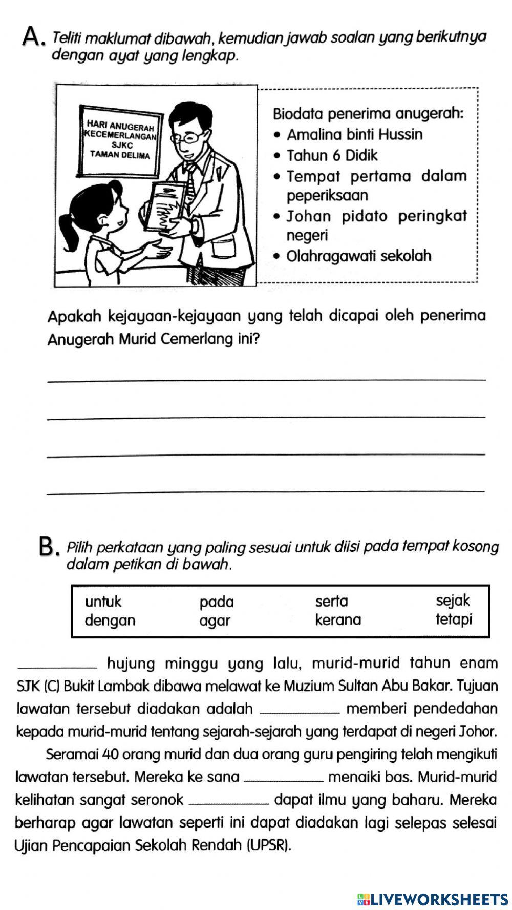 Latihan Tatabahasa 1