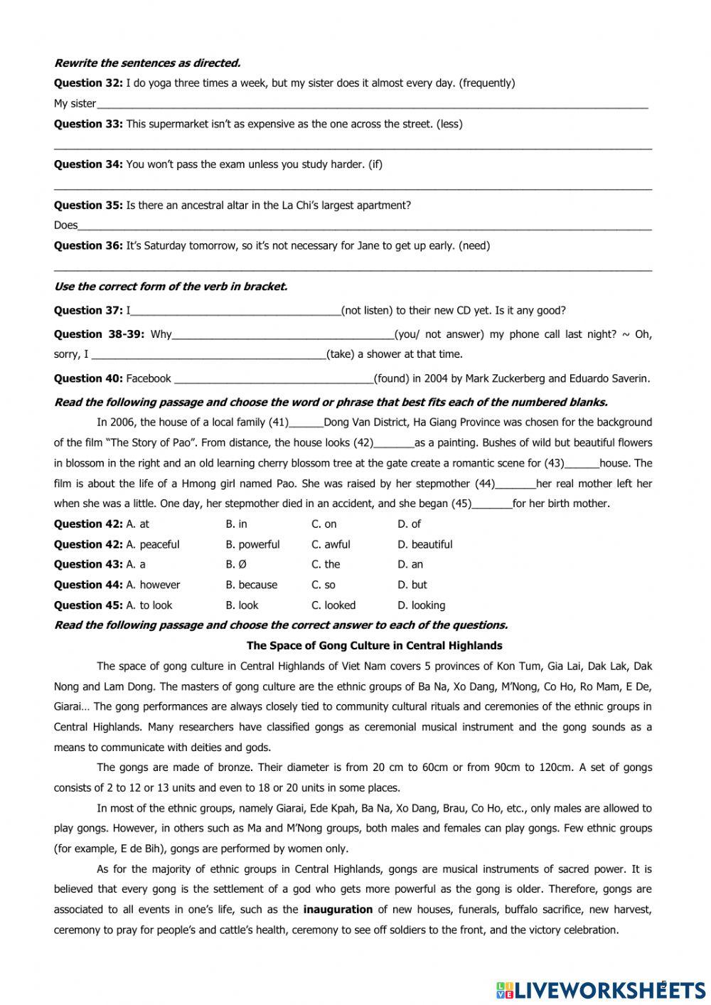 Test 2 first semester grade 8