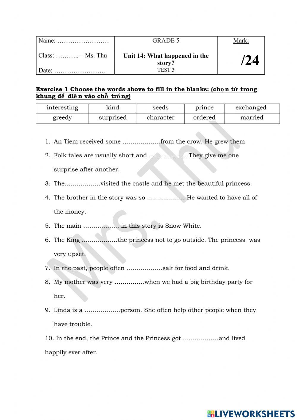 English 5 unit 14 test 3