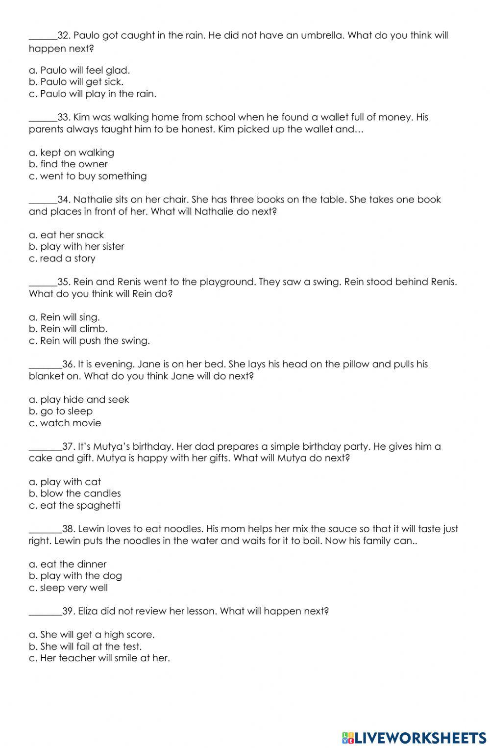 Second Periodical Exam in English IV