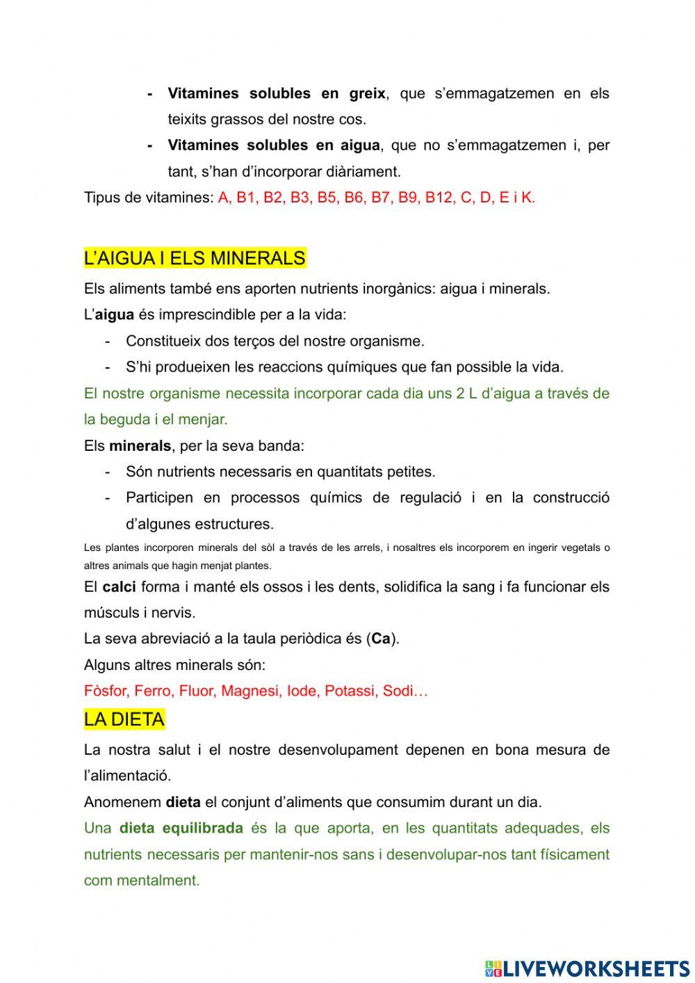 Ud2 la nutrició humana