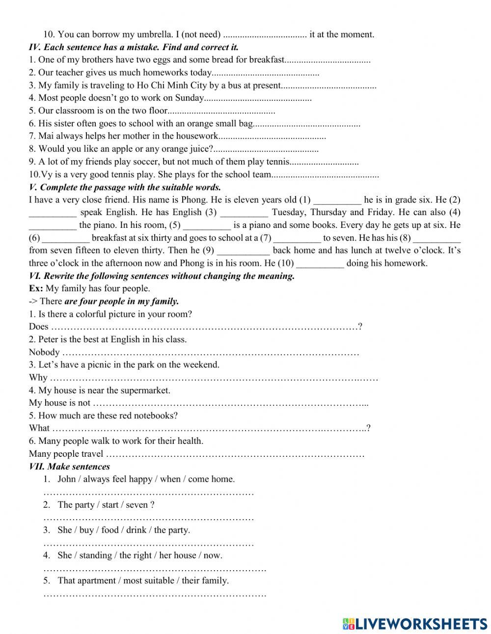 Y6 Final term 1 test - 02
