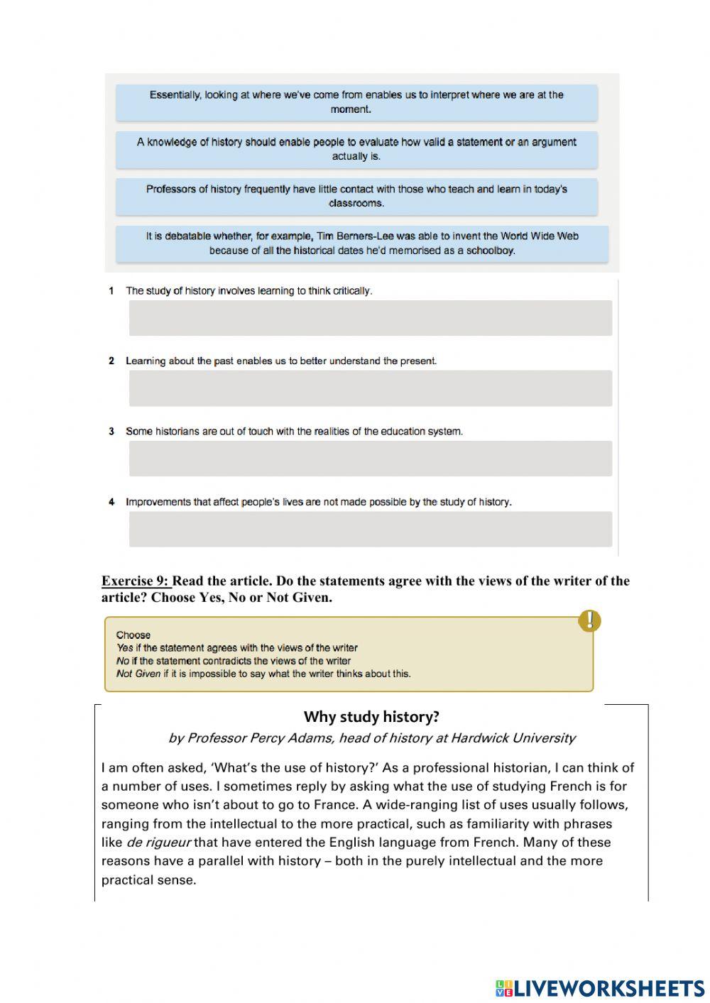 Mindset 3 - Unit 5 - Reading Skill Module