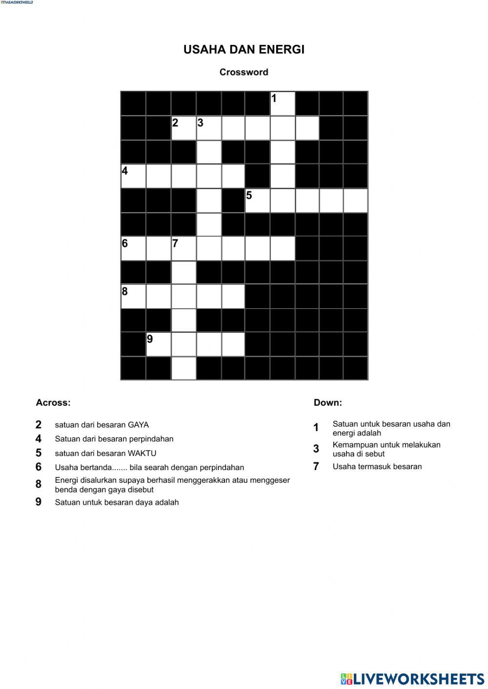 TTS usaha dan energi