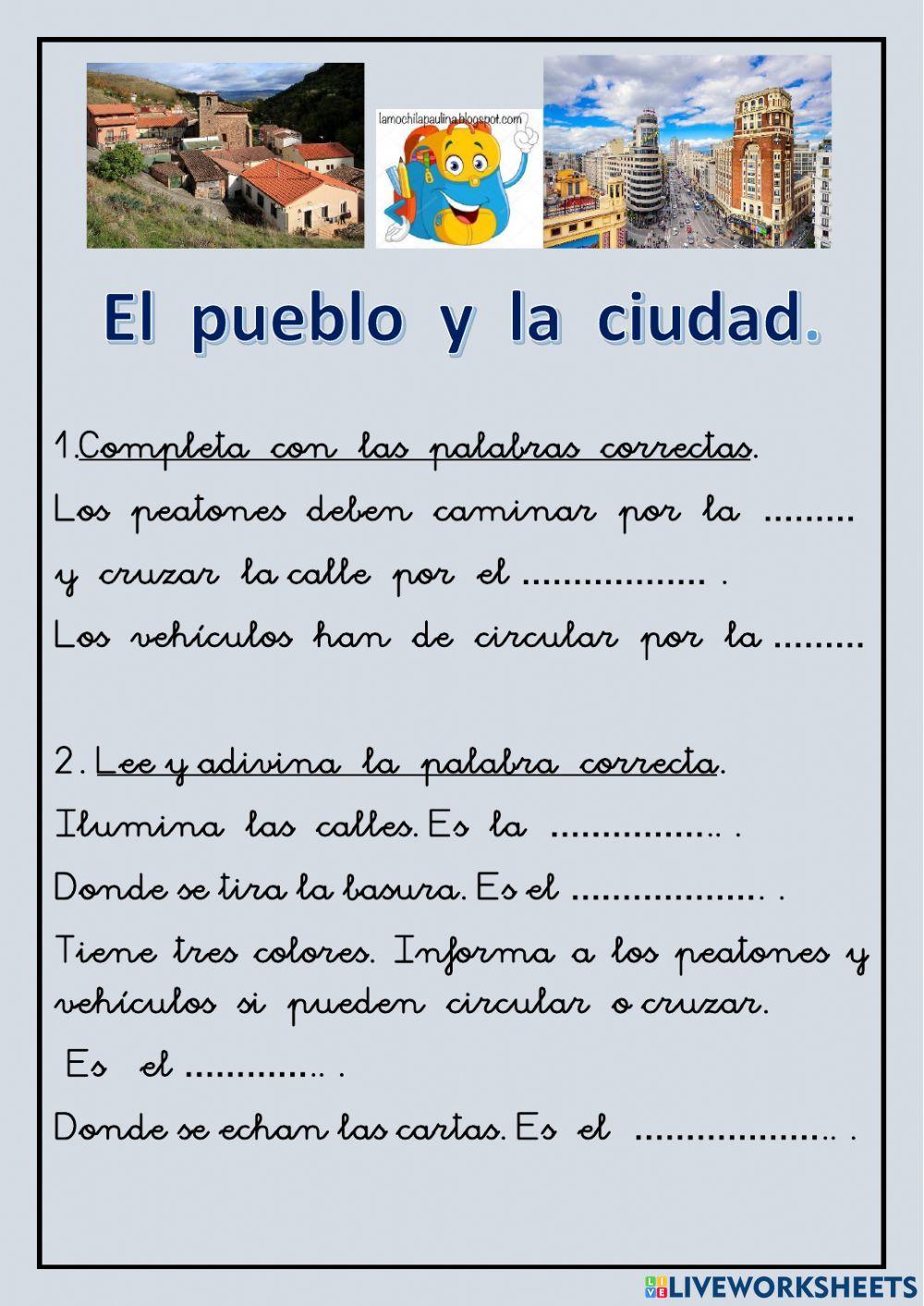 El pueblo y la ciudad.