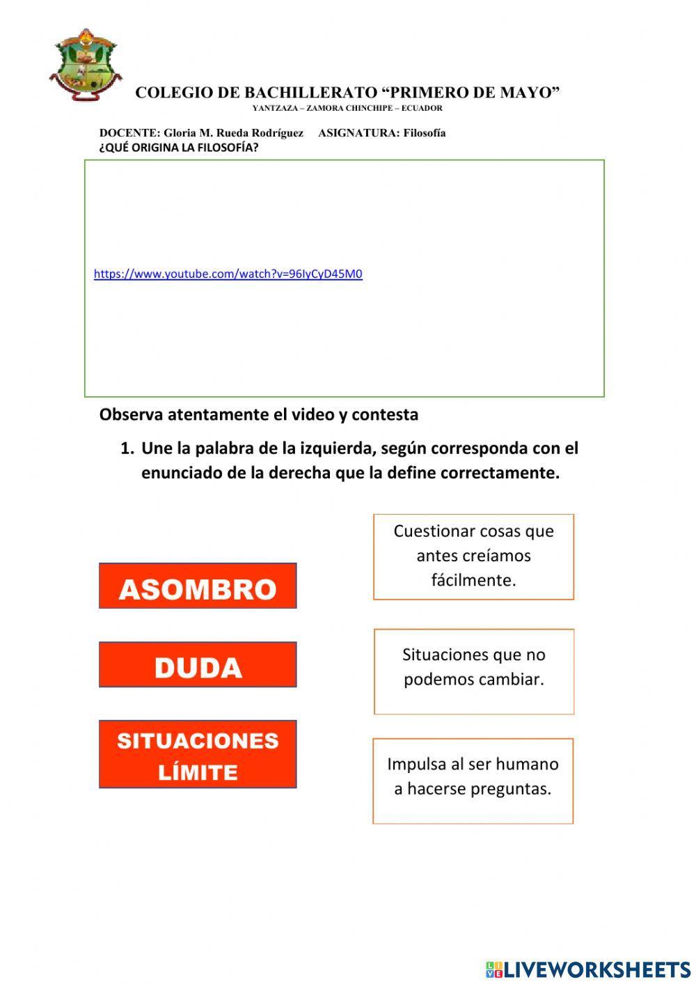 ¿Qué origina la Filosofía?