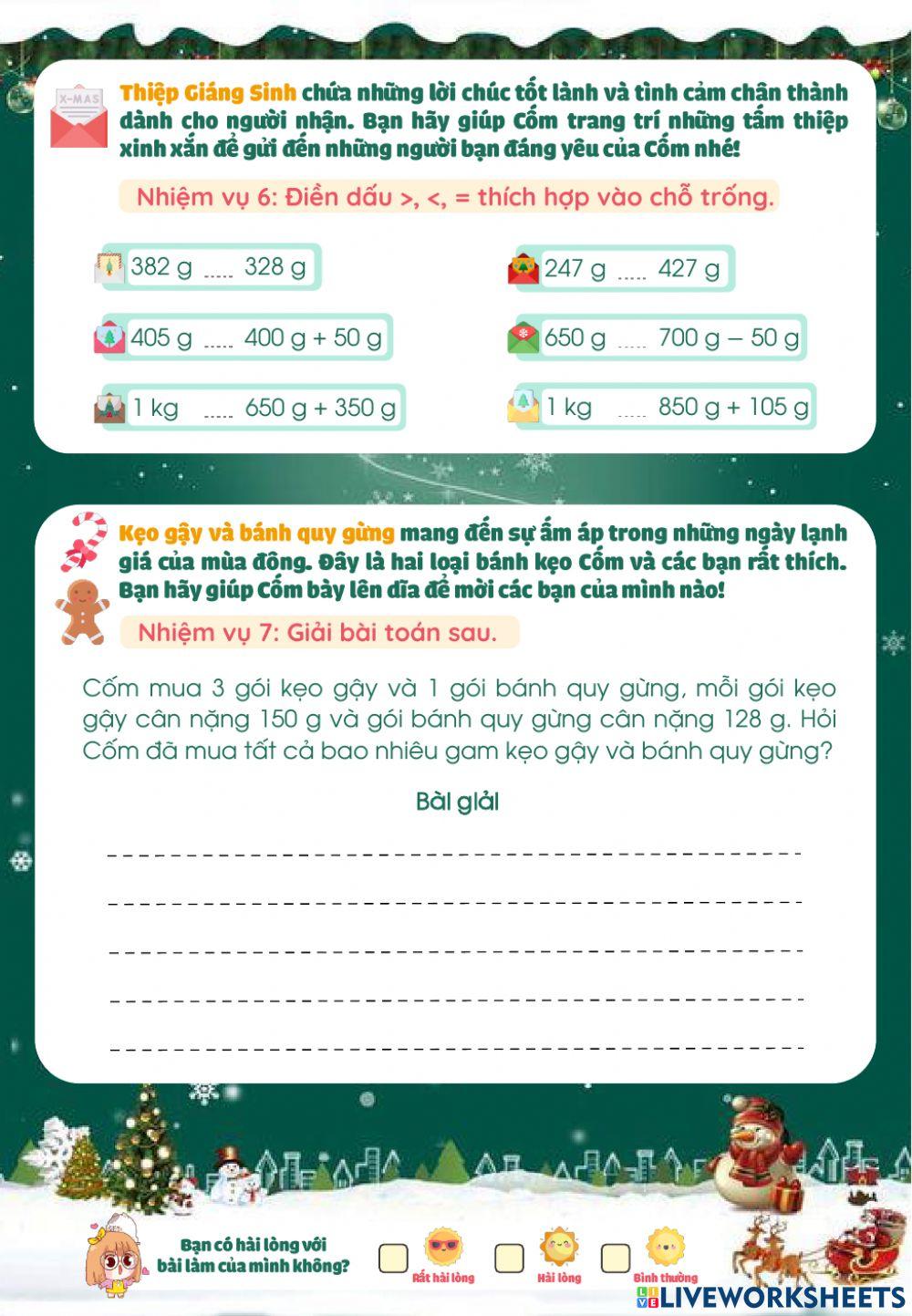 Bài ôn tập Toán tuần 14