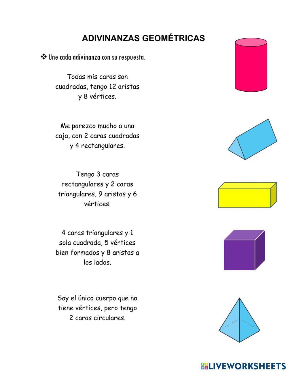 Adivinanzas de cuerpos geometricos