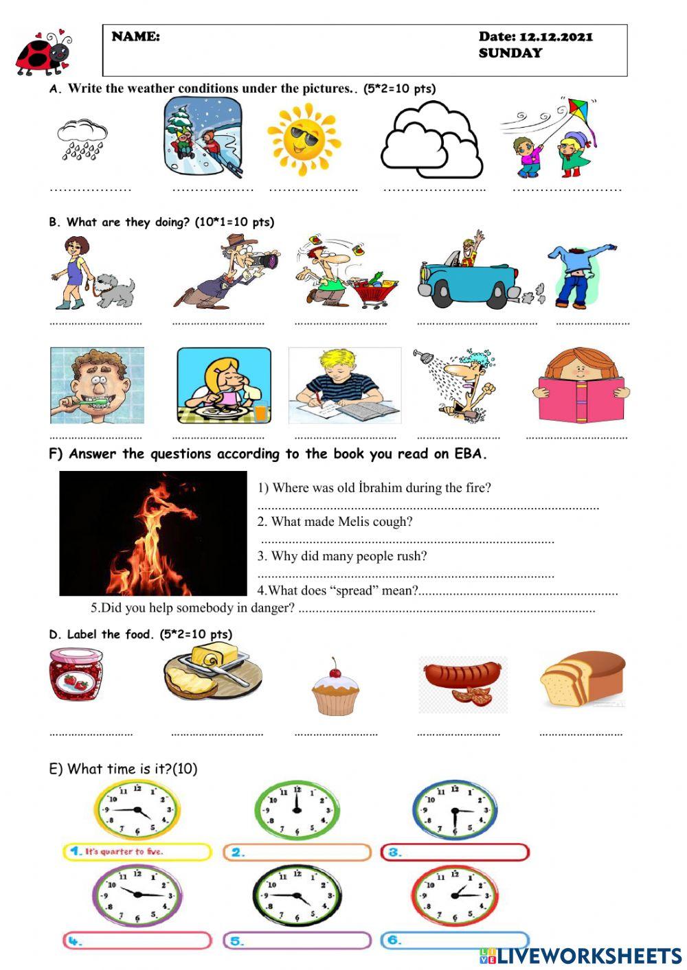 Quiz 11-6th Grade-2021