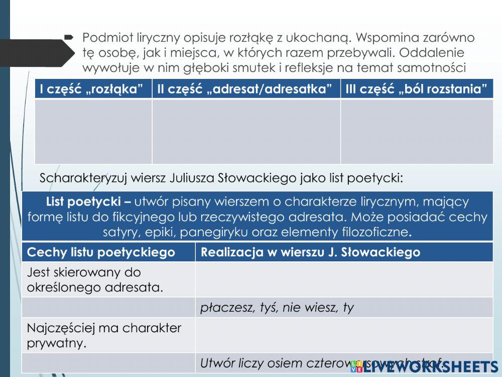 Rozłączenie analiza i interpretacja