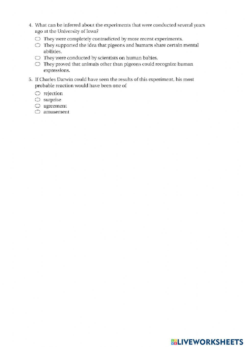 TOEFL Inference Questions