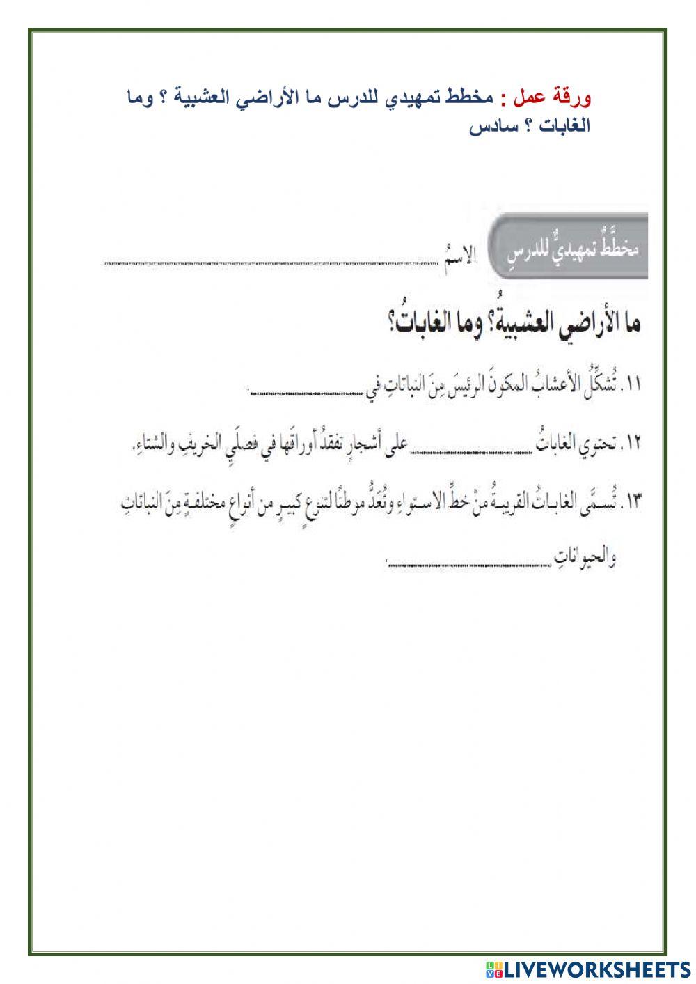 الأراضي العشبية