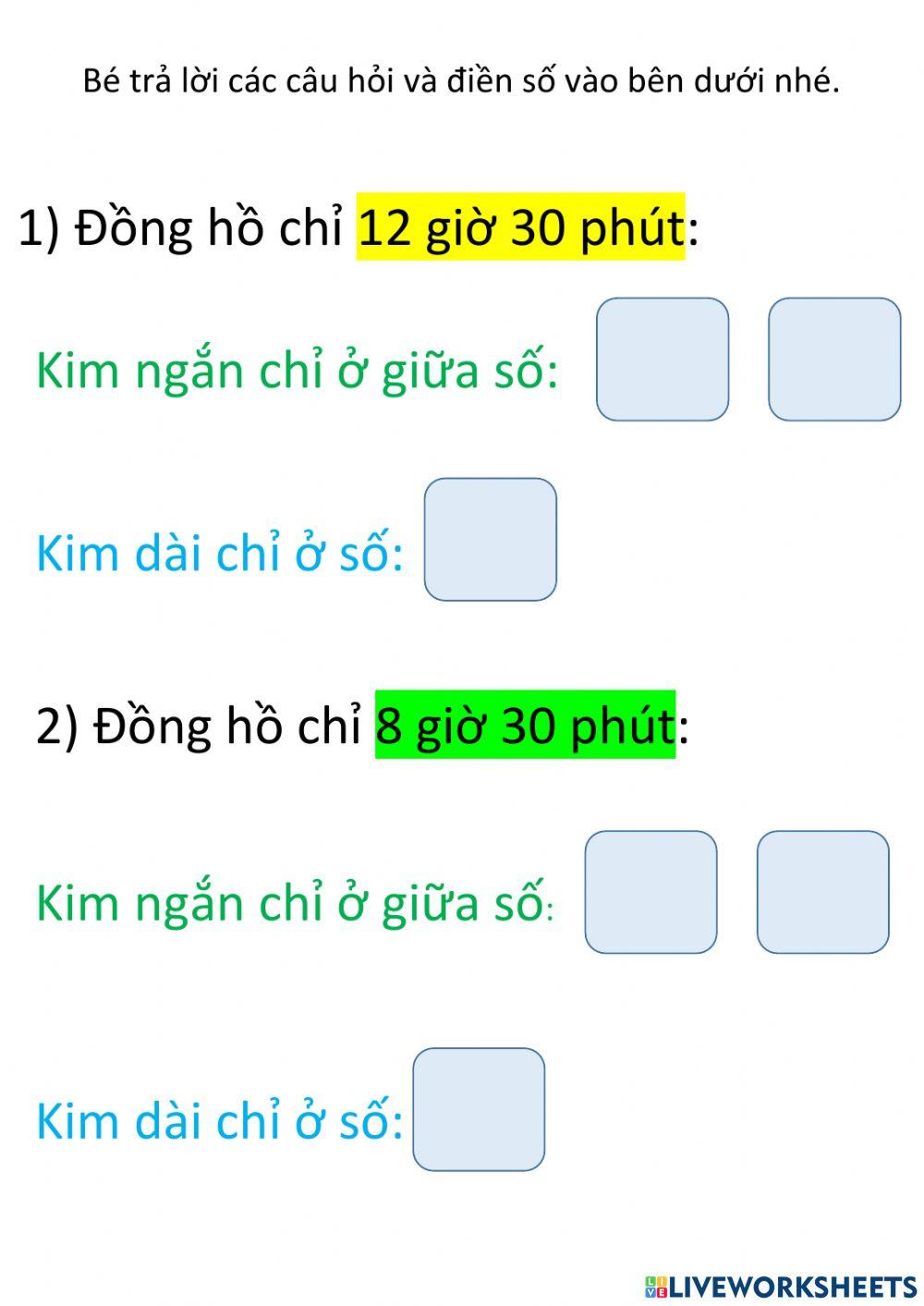 Giờ rưỡi