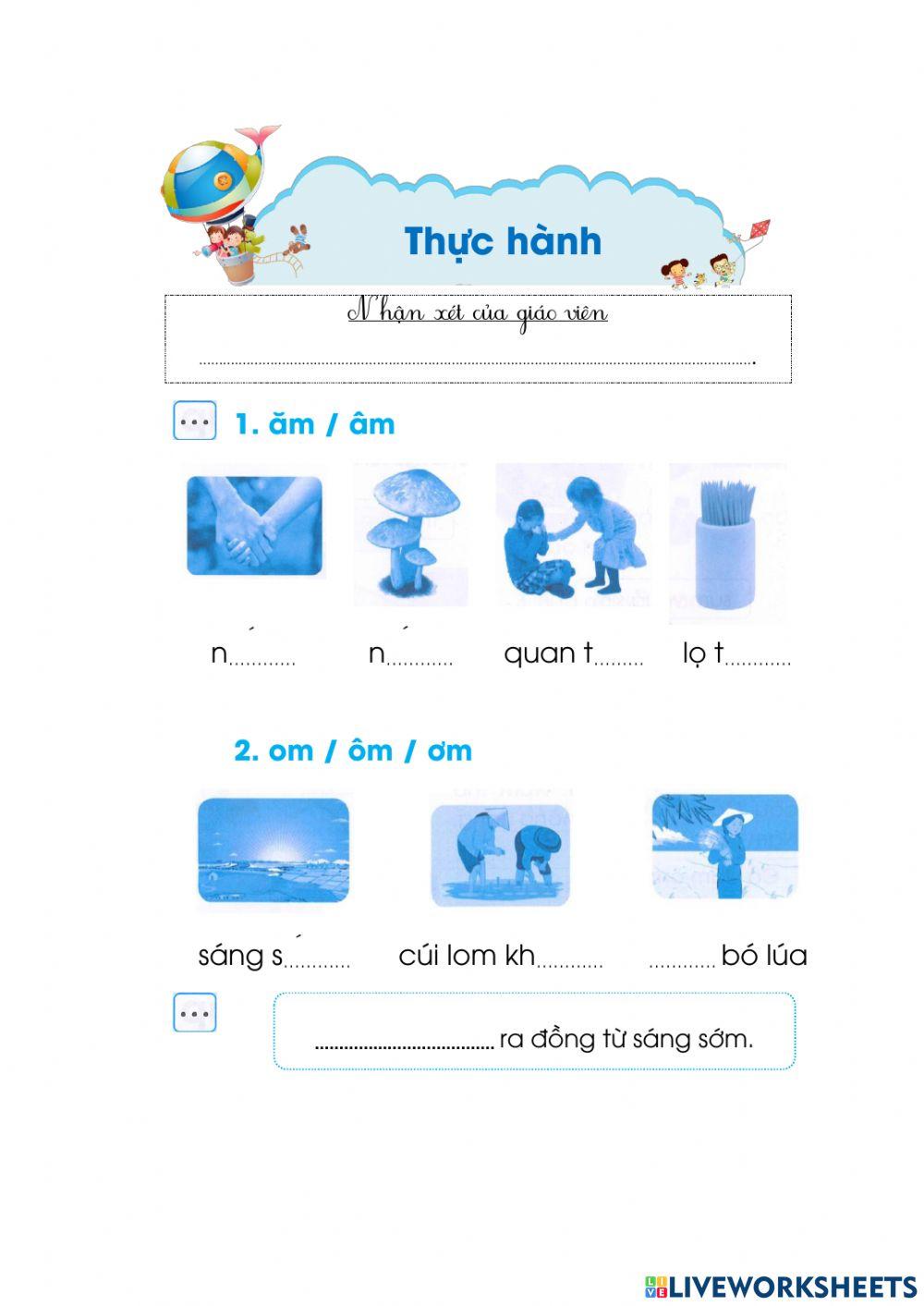 Tiếng Việt - Thực hành tuần 13