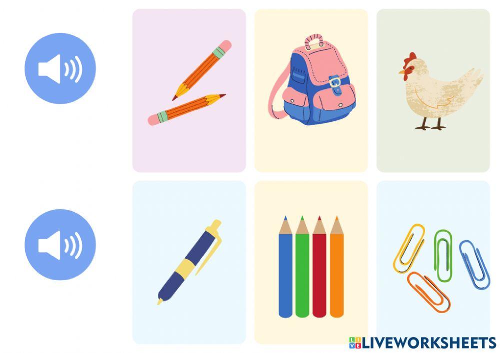 Vocabulary and verbs