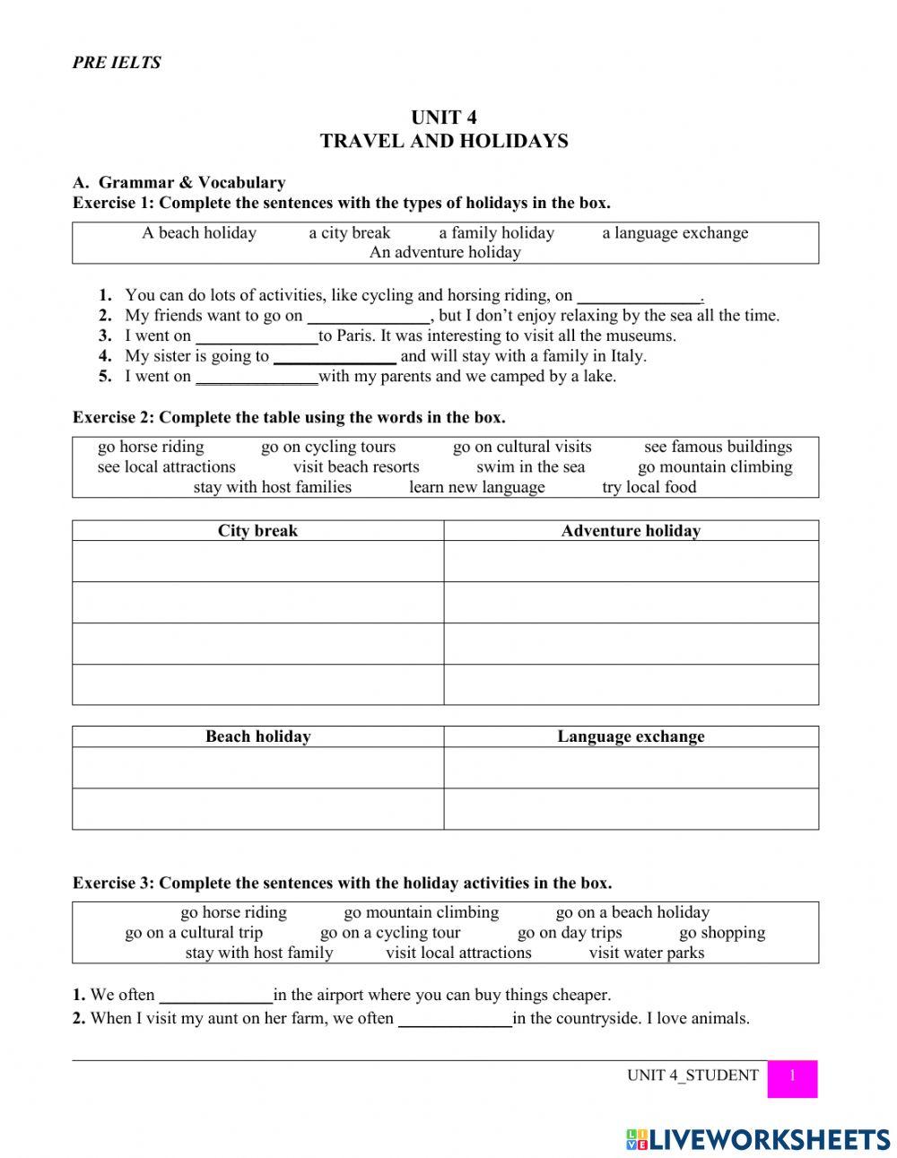 Mindset for IELTS foundation Unit 4 page 1 t0 5