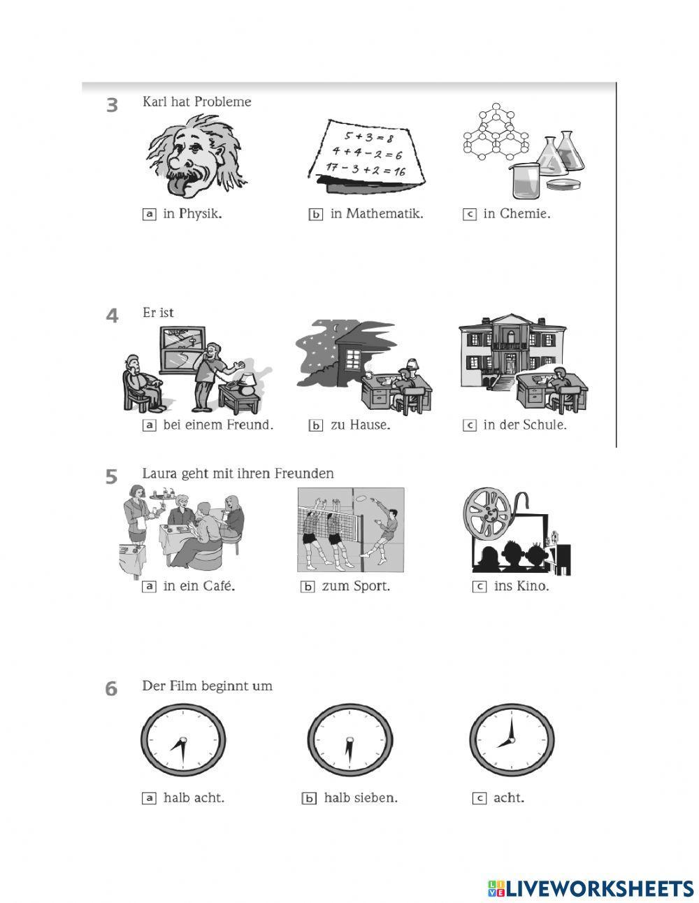Hörtest 1 Fit in Deutsch