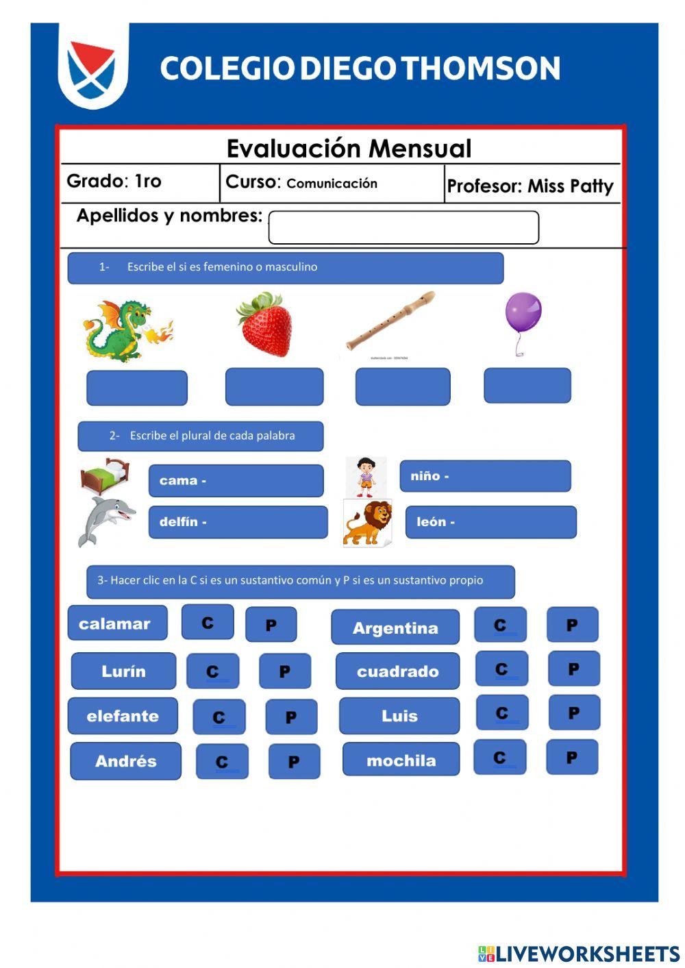 Examen de Comunicación