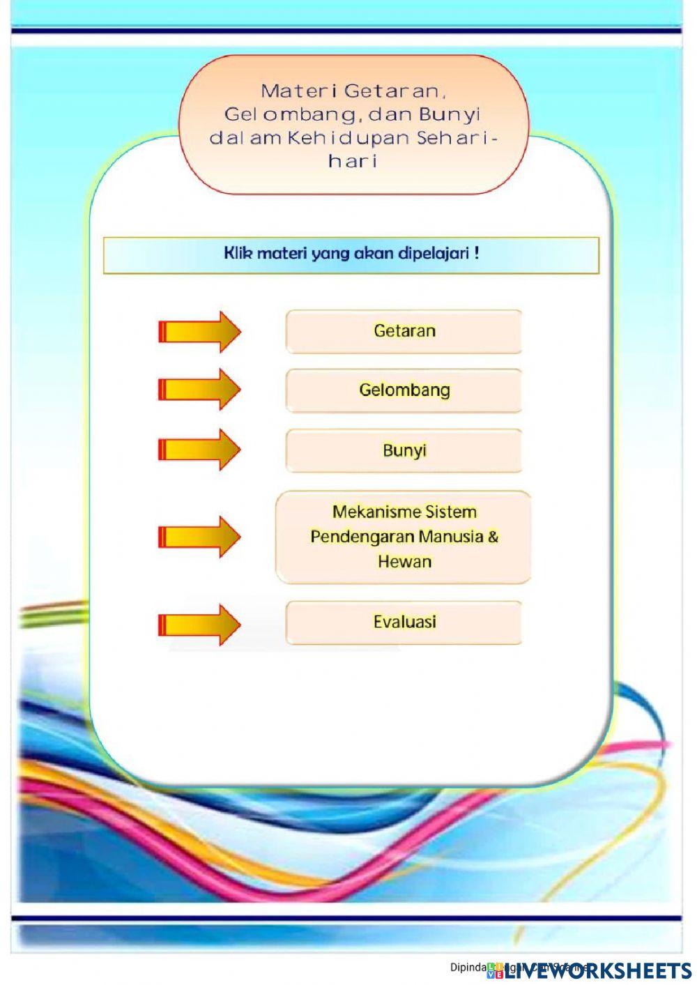Getaran dan Gelombang Kelas VIII